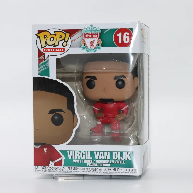 Funko Pop Original Premier League Liverpool Football Club Virgil Van Dijk figura periférica de vinilo figuras juguetes regalo para niños