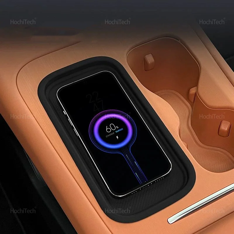 سيارة شحن لاسلكي حصيرة المضادة للانزلاق TPE مقاوم للماء مقاومة للاهتراء واقية حصيرة وسادة ل LEAPMOTOR C10 C16 2024 2025 #5