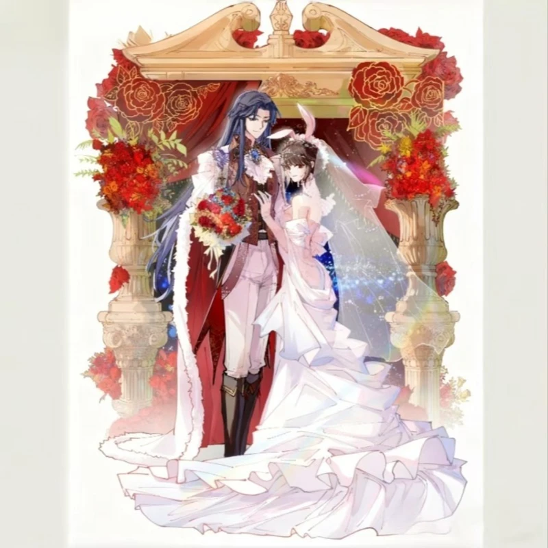 Anime Novel Dou Luo Da Lu Acrylic Plaque Standee Figure Tang San Xiao Wu Wedding Standing Sign Model Plate Desktop Ornaments