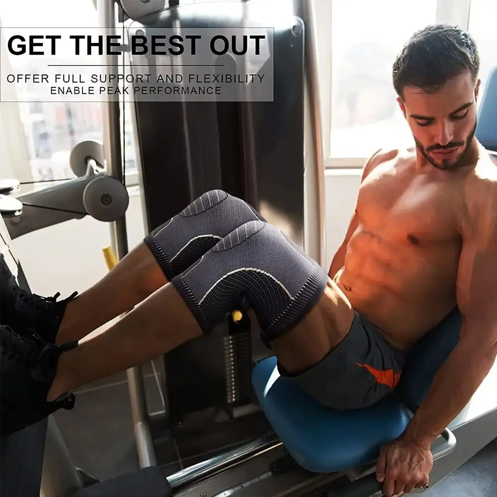 

Fiber Running Knee Brace Breathable Soft Patella Protect Band Joint Damping Badminton Knee Brace Knee Uncomfortable