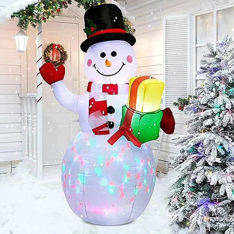 

Santa Claus inflatable snowman air mold decoration New Year inflatable outdoor holiday decoration Christmas courtyard decoration