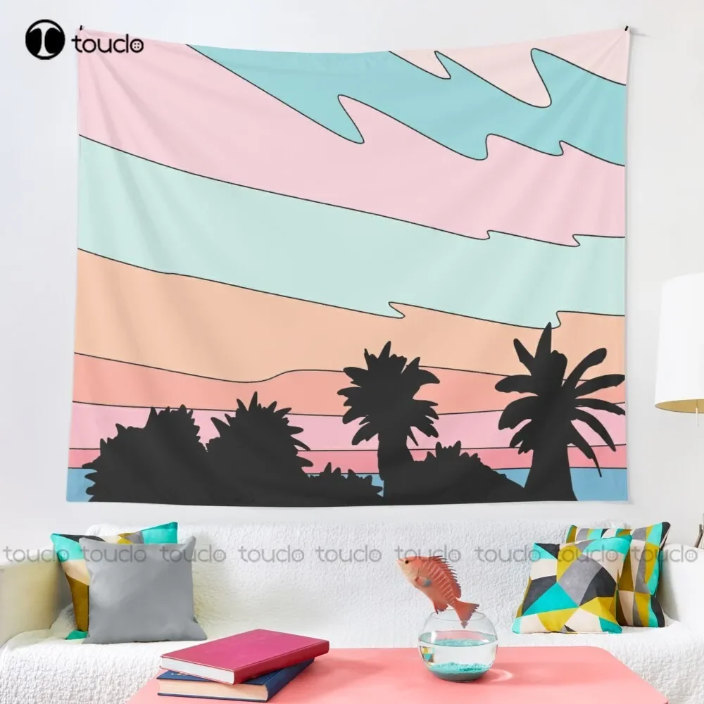 Beach Sunset Beach Melbourne Surf Summer Tapestry Tapestry Review Blanket Tapestry Bedroom Bedspread Decoration Wall Covering