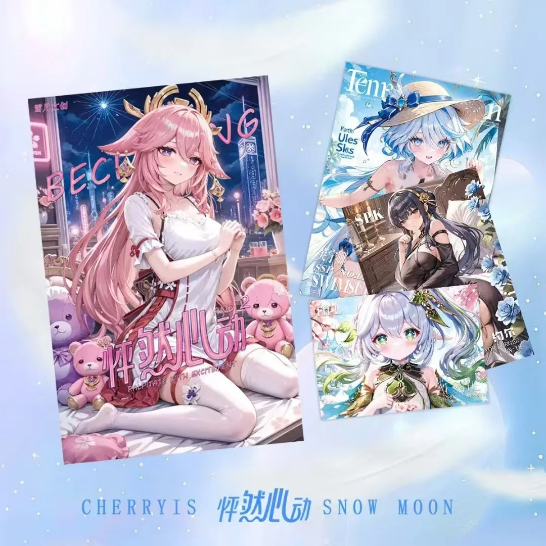 New Palpitate With Excitement 2 Goddess Story A5 Size Cards Rem Anime Popular Female Characters Sexy Swimsuit Bikini Feast Cards