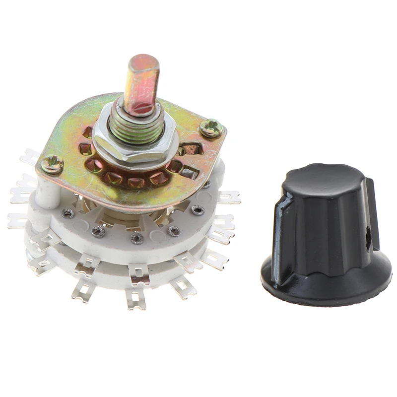 New! 2P11T 2 Pole 11 Position Dual Deck Band Channael Rotary Switch