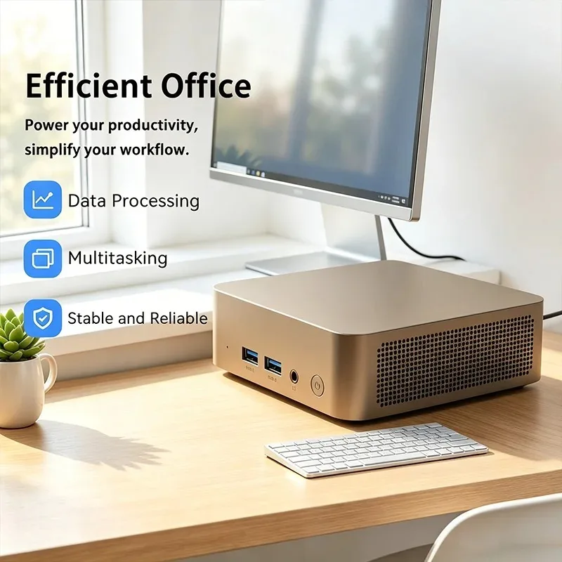 High Performance Intel Core N95 Mini PC 16GB RAM 1/2TB SSD  Small Pocket Computer WIFI6 BT5.2 4K Desktop PC Gaming Computer