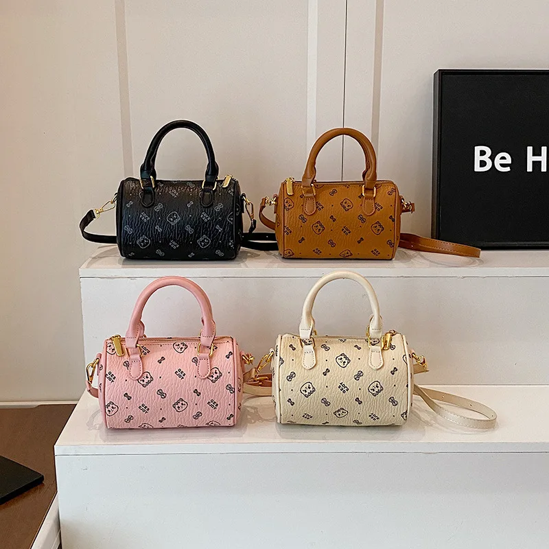 

Affordable Luxury Women's Crossbody Bag 2025 Floral Print Tote Durable PU Leather Lightweight Commuter Shoulder Bag Chic