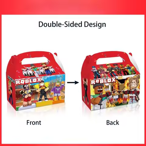 Roblox cartoon peripheral party birthday return gift box surprise gift candy game theme package gift