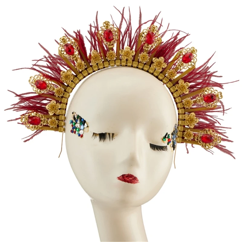 Adult Teen Baroques Headband Carnivals Cosplay Holy Hairband Photography Dropshipping