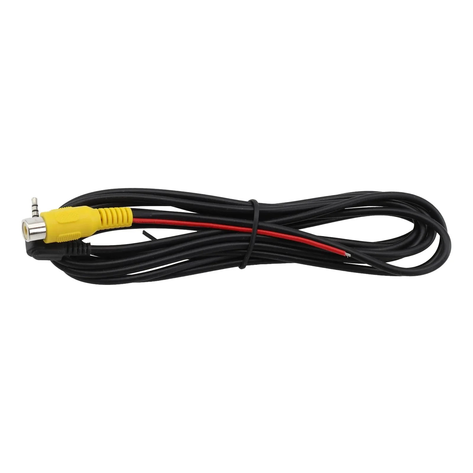 Car AV Input Converter Cable For RCA Female AV-IN 2.5mm ABS Black Navigation Conversion Line Rear View Reverse Parking Camera