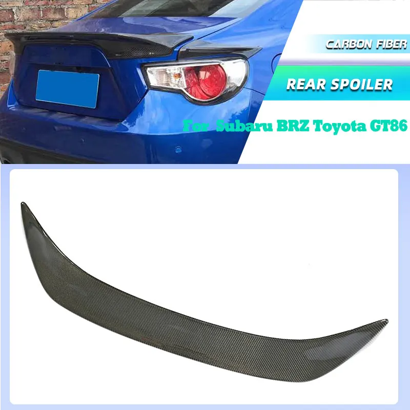 

Carbon Fiber Car Rear Trunk Spoiler Wings for Subaru BRZ Toyota GT86 Coupe 2013-2020 Racing Rear Spoiler Boot Wing Lip Body Kit