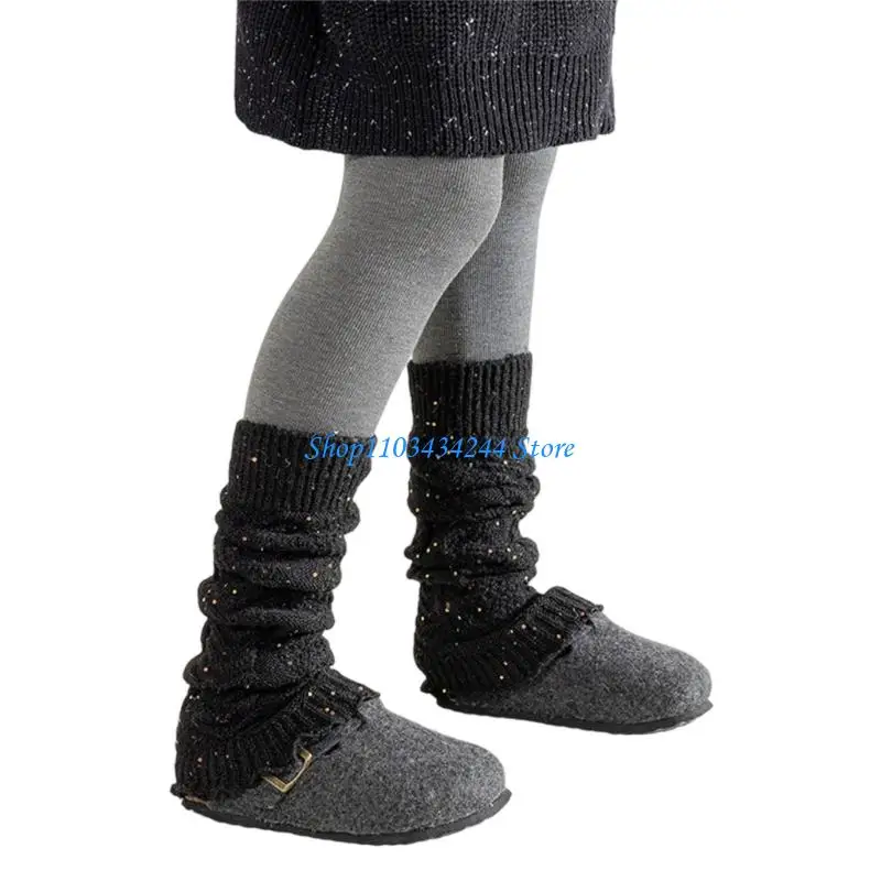 

Sparkly Brilliant Pattern Girls Leg Warmer Comfortable Children Party Footwear