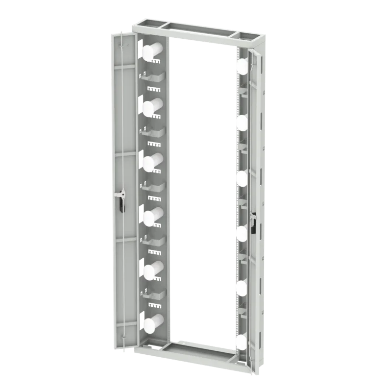High-quality 19-inch 45U open-rack fiber distribution frame (ODF) with pigtail for network applications