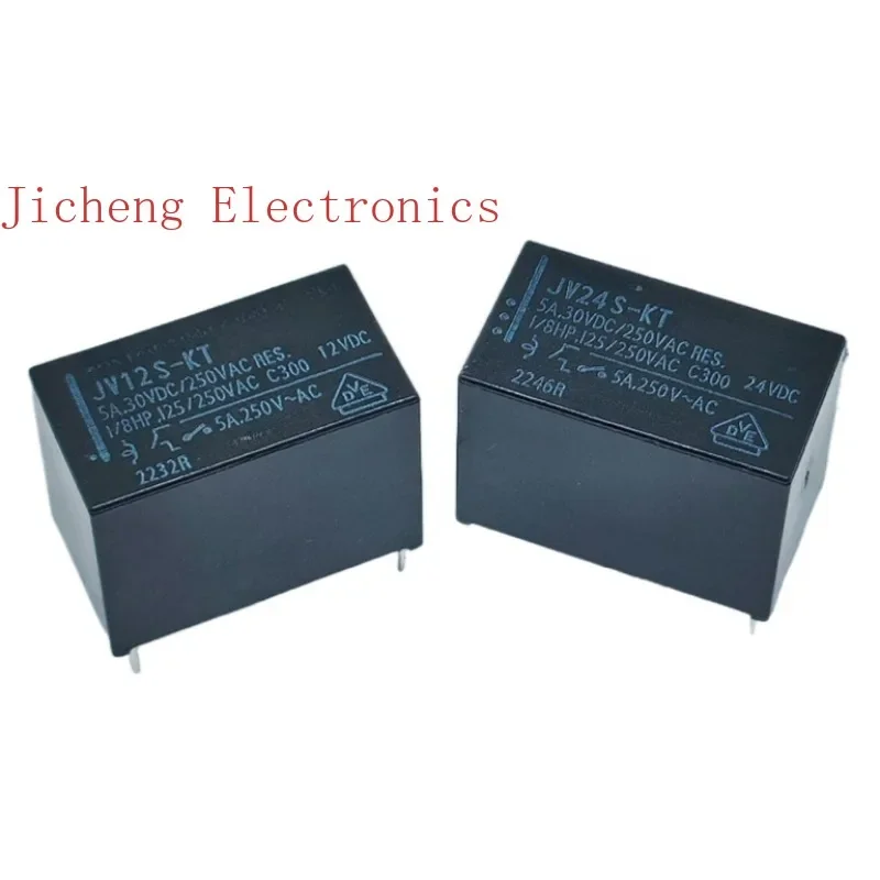 

10PCS JV12S-KT JV24S-KT relay, a set of normally open 5A4 feet, brand new and original