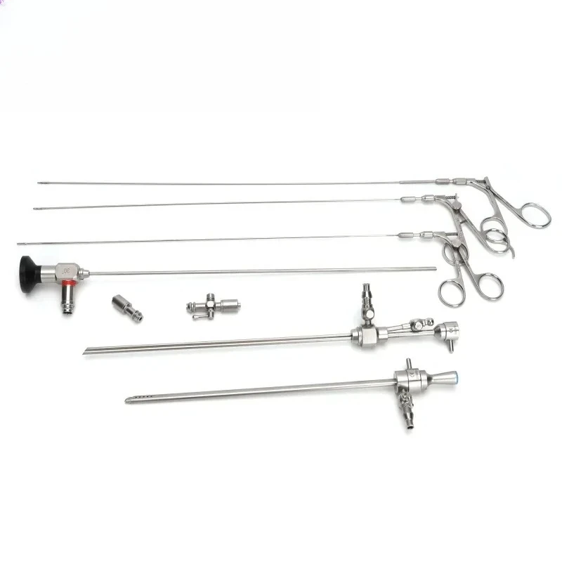 

Gynecology Rigid Hysteroscope Set 30 Degree 4*302mm With Sheath And Working Element