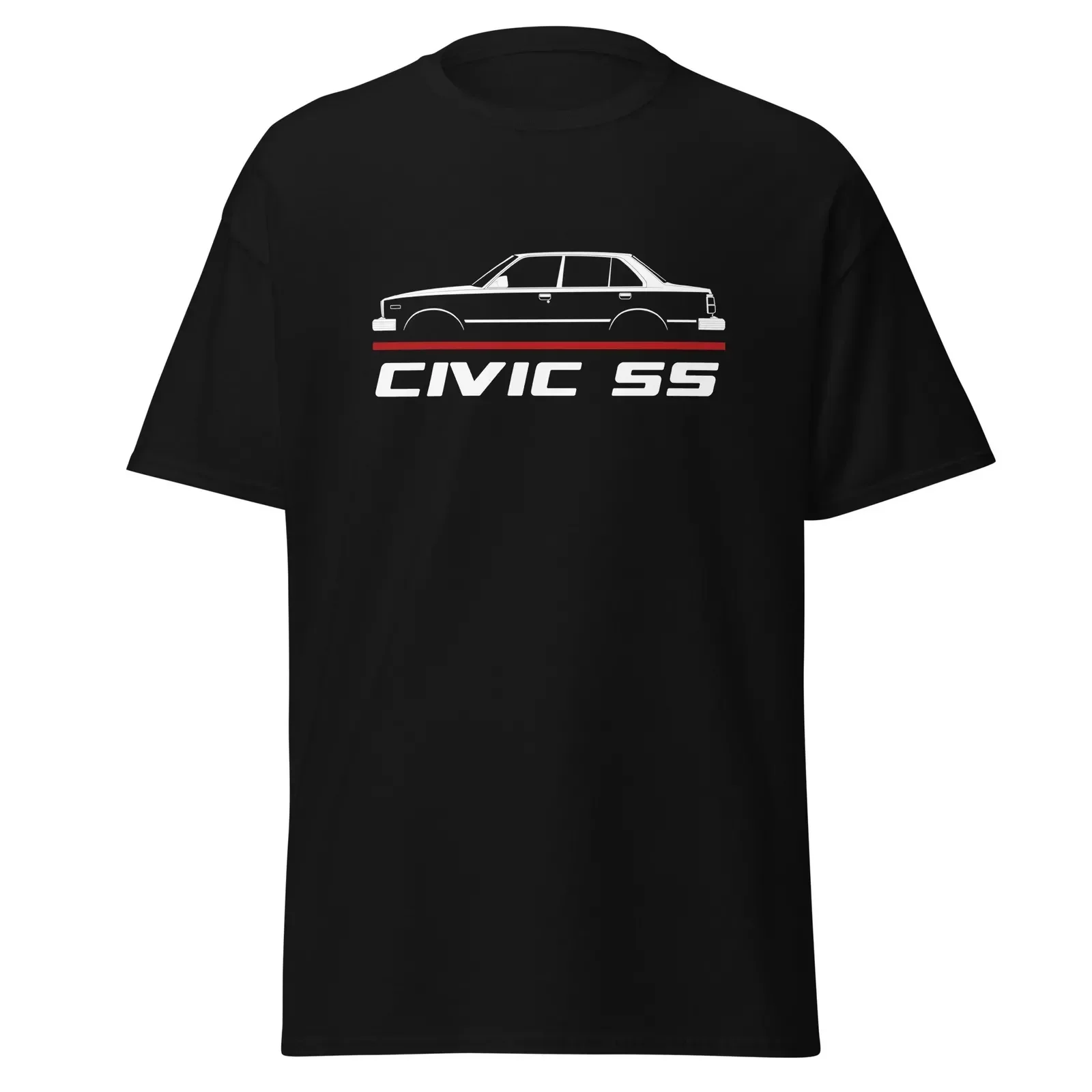 2024 Men T Shirt Casual Hondas Civic SS 1980-1983 Enthusiast T-shirt Graphic Summer Short Sleeves 100% Cotton S-3XL Cool Tee