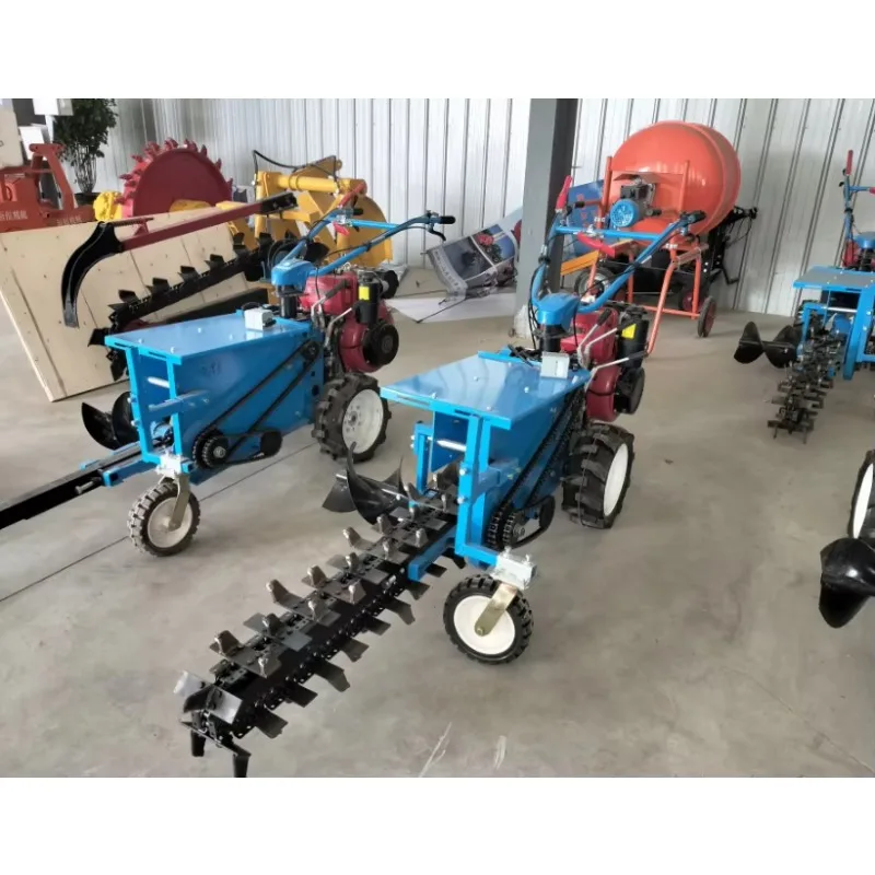 New Automatic Pipeline Trenching Machine Hand Held Chain Trench Digging Machine for Sale