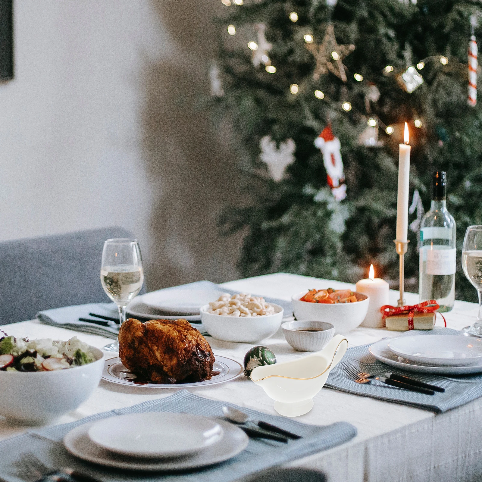 

Gold Trim Soy Sauce Cup Ceramic Kitchen Gravy Boat Small Serving Jug Home Restaurant Sauce Pitcher Condiment Container