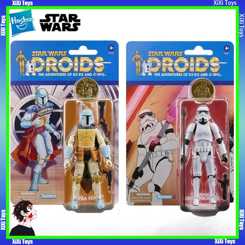 NOVO Original Hasbro STAR WARS The Black Series Boba Fett & Imperial Stormtrooper (inspirado no Kenner) Figura de Ação Colecionável