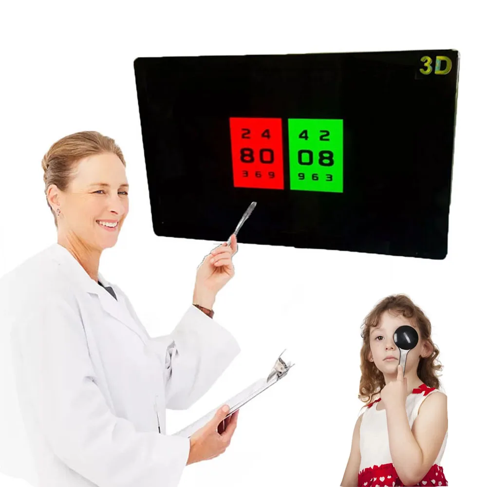 

27 Inch Screen Ophthalmic LCD Visual Acuity Vision Chart Optical Testing Monitor Eye Testing Chart