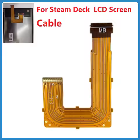 1Pcs For Steam deck LCD screen cable steam deckdisplay connection With Motherboard PCB Ribbon Circuit Cord Line