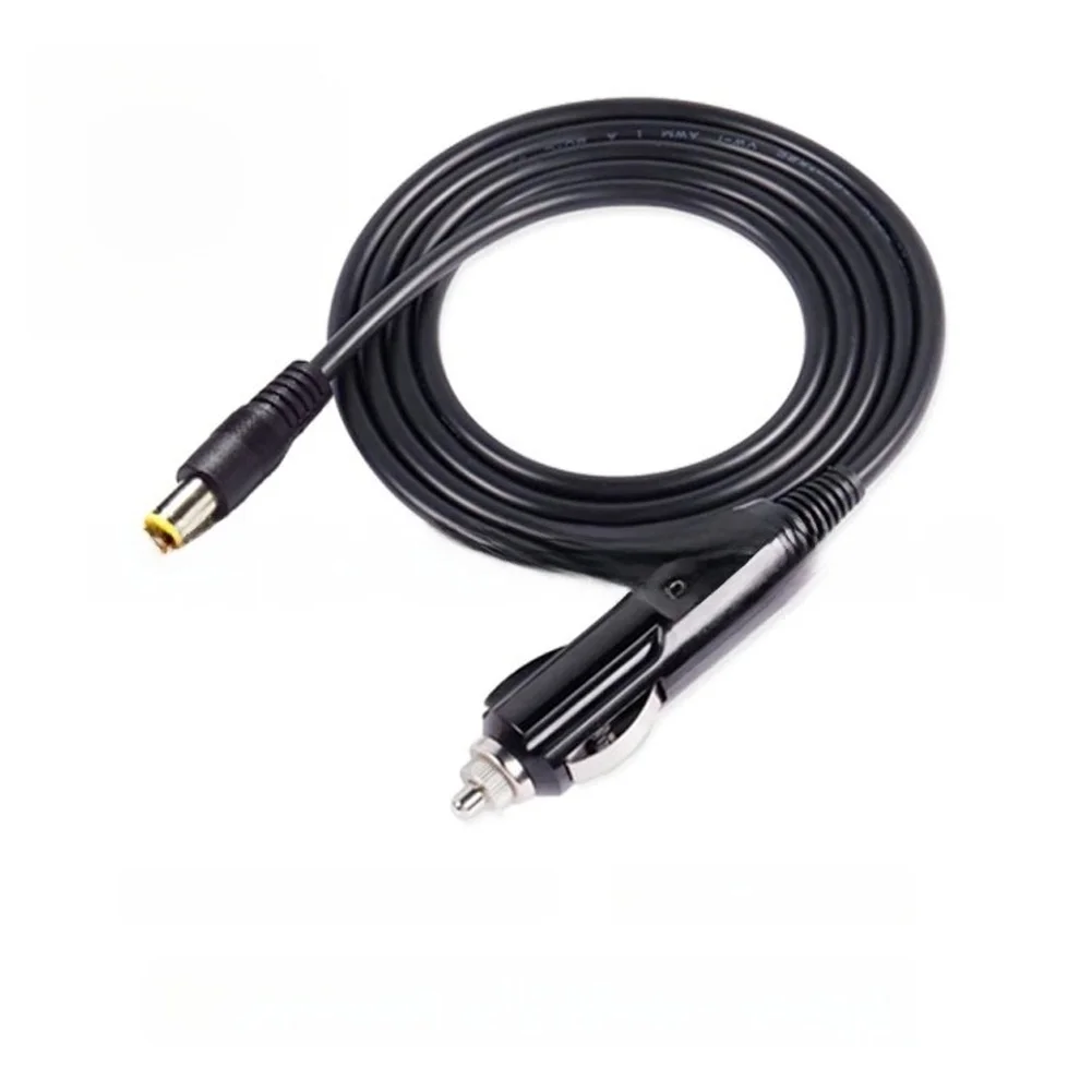 1.5m Vehicle Power Cord DC7909 Male for Portable Power Devices Compatible with DC5.5 Interface and 12V 24V Inputs