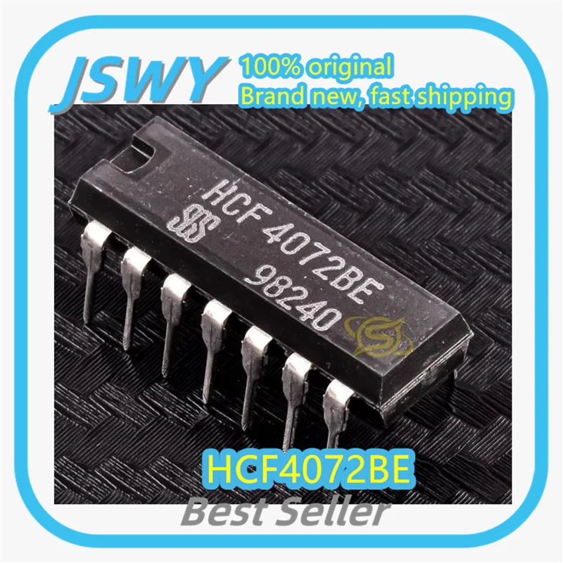 

(10/50pcs) HCF4072BE HCF4072 DIP14 Integrated Circuit IC In Stock Fast Shipping Electronics Brand New Authentic