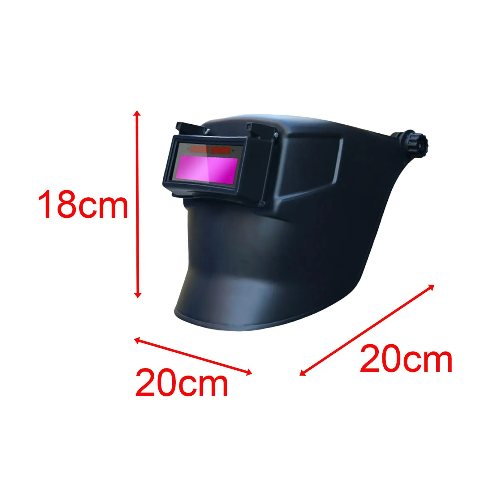 Automatic Welding Helmet Large Viewing Screen Welder Cap Goggles Machine Welding Mask Weld Hood Helmet Welding Face for Welding