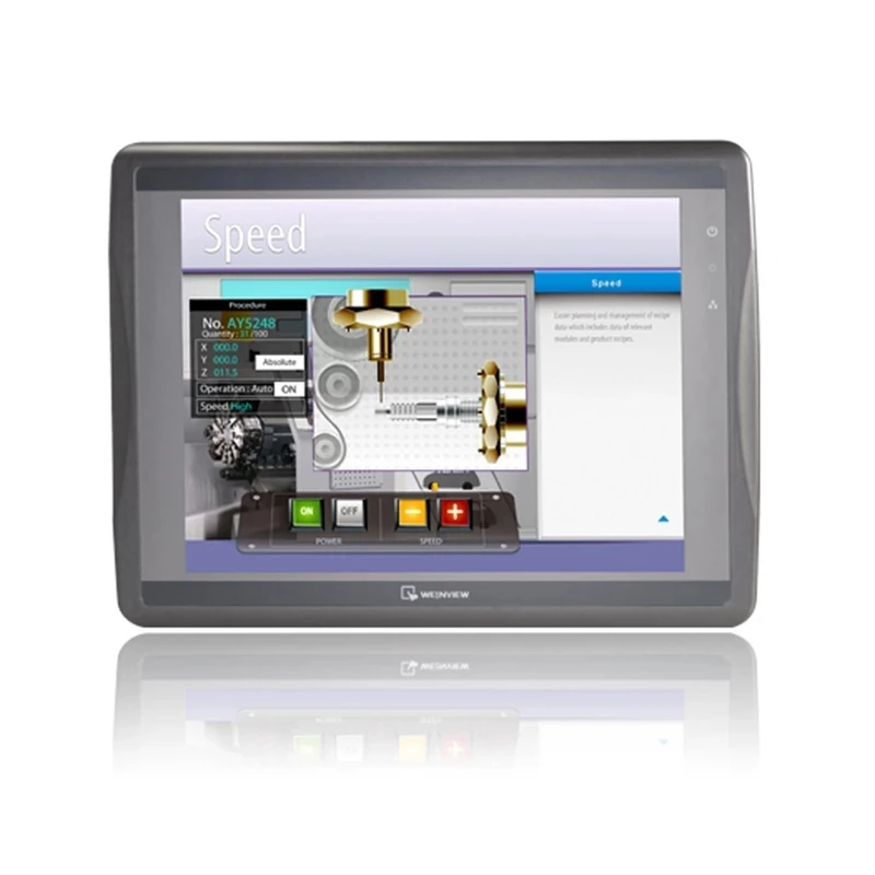 

MT8121iE 12.1" WEINVIEW/ Weintek Brand New HMI with Ethernet TFT LCD Display 1024*768 Weintek 12 Inch HMI Support Ethernet