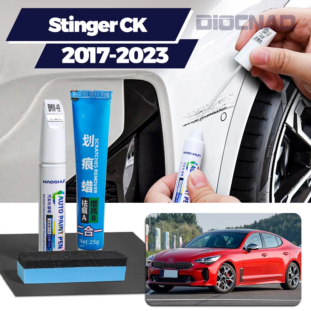 Pluma de pintura de retoque para coche, eliminador de arañazos, cuidado de pintura en cera para Kia Stinger CK 2017-2023 2018 2019 2020 2021 2022