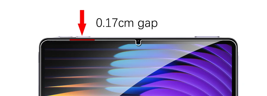 2 stücke Für Xiaomi Pad 7 Pro 11,2 6 6s Pro 12,4 Screen Protector Gehärtetem Glas Für Mi Pad 7 Pro 6 6s Schutz Film Zubehör – Detail 3