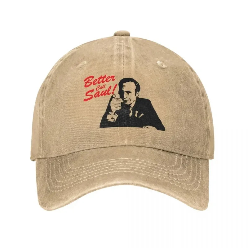 Better Call Saul Goodman Funny Baseball Cap for Men and Women Vintage Worn Hat Outwear