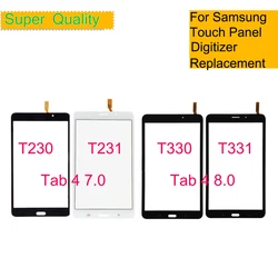 For Samsung Galaxy Tab 4 8.0 T330 T331 T335 Touch Screen Digitizer Front Glass Panel For Tab 4 7.0 T230 T231 T235 Touch Sensor