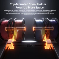 ANYCUBIC Kobra X 600mm/s Max Print Speed 3D Printer 2x Time & Material Savings Up To 19 Colors Printing AI Detection 3D Printer 5