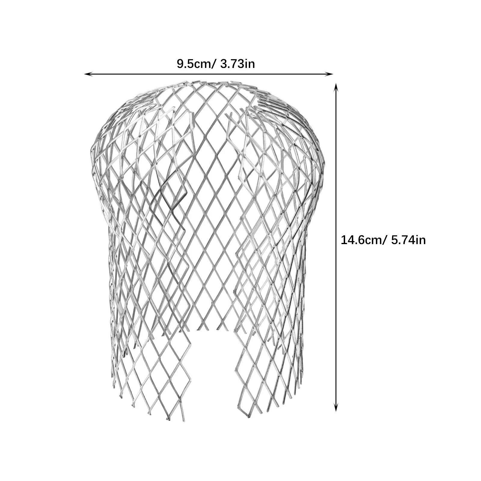 مزراب ماسورة التصريف الحرس 3 بوصة الألومنيوم شبكة ورقة تصفية لاستنزاف السقف يمنع انسدادات متعددة الاستخدام بركة نافورة بركة السمك #3