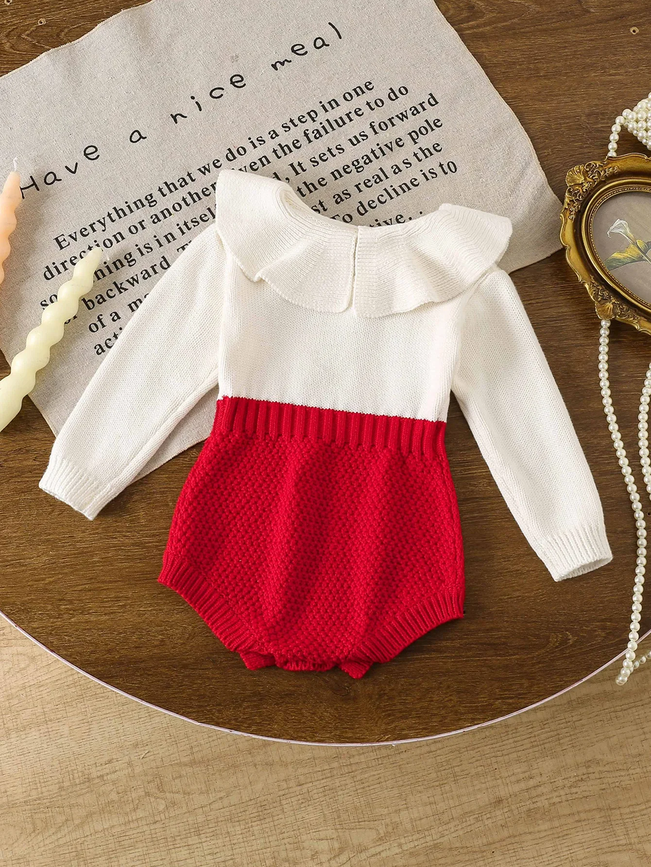 Girls Onesie 2026 Spring And Autumn New Childrens Clothing Girls Baby Fashion Sweet Sweater Onesie Casual Simple Lovely
