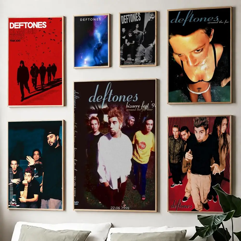 Affiche d'anime classique D-Deftones, impression sur papier, décoration artistique pour la maison, le salon, la chambre à coucher, l'entrée, le bar, le café