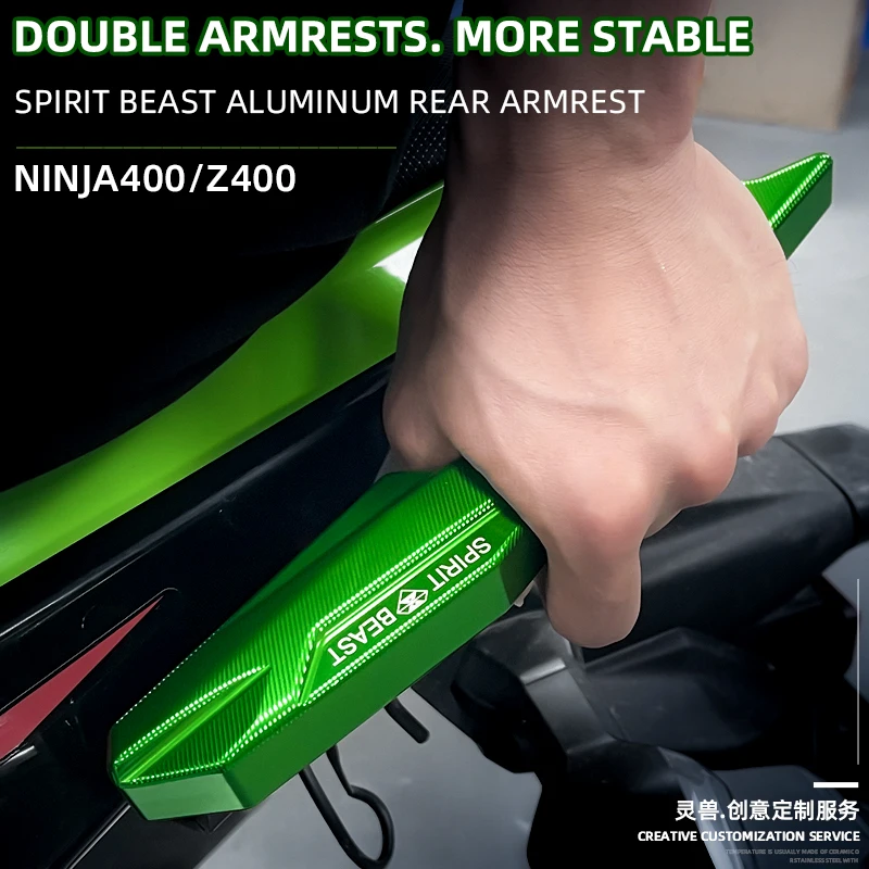 

Spirit Beast is suitable for Ninja400 rear armrest motorcycle modified tail bracket Kawasaki Z400 rear seat tail rack shelf