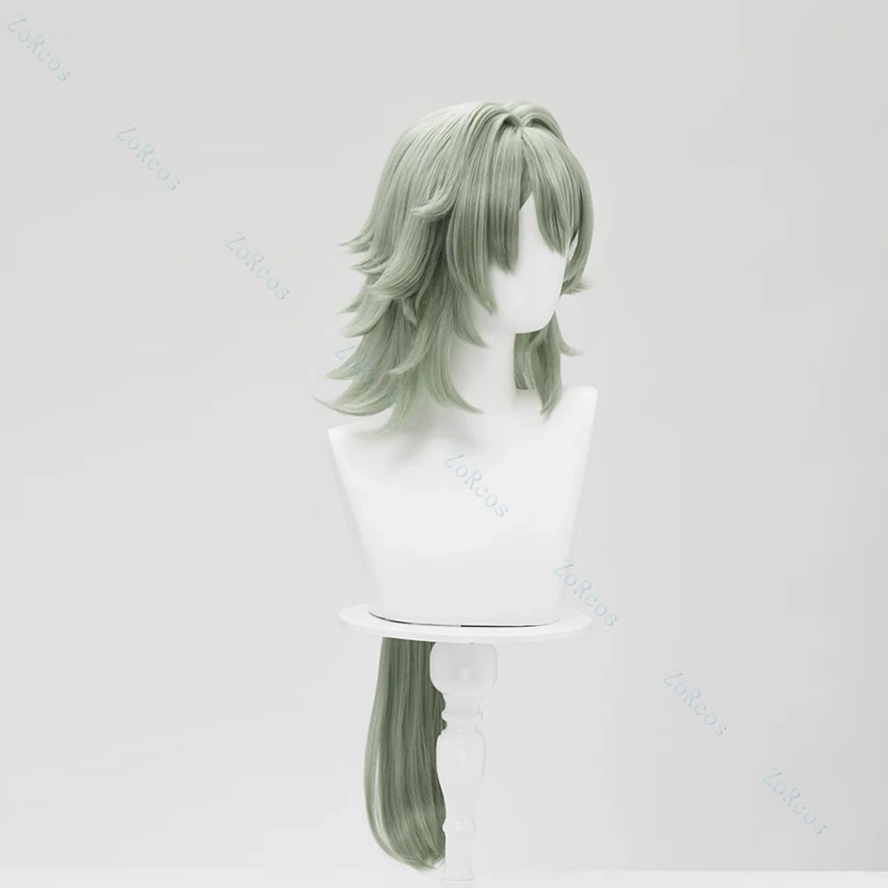 Caesar King Cosplay Wig Zenless Zone Zero Caesar King 90CM Long Hair Women Men Halloween Role Play Wig Free Wig Cap