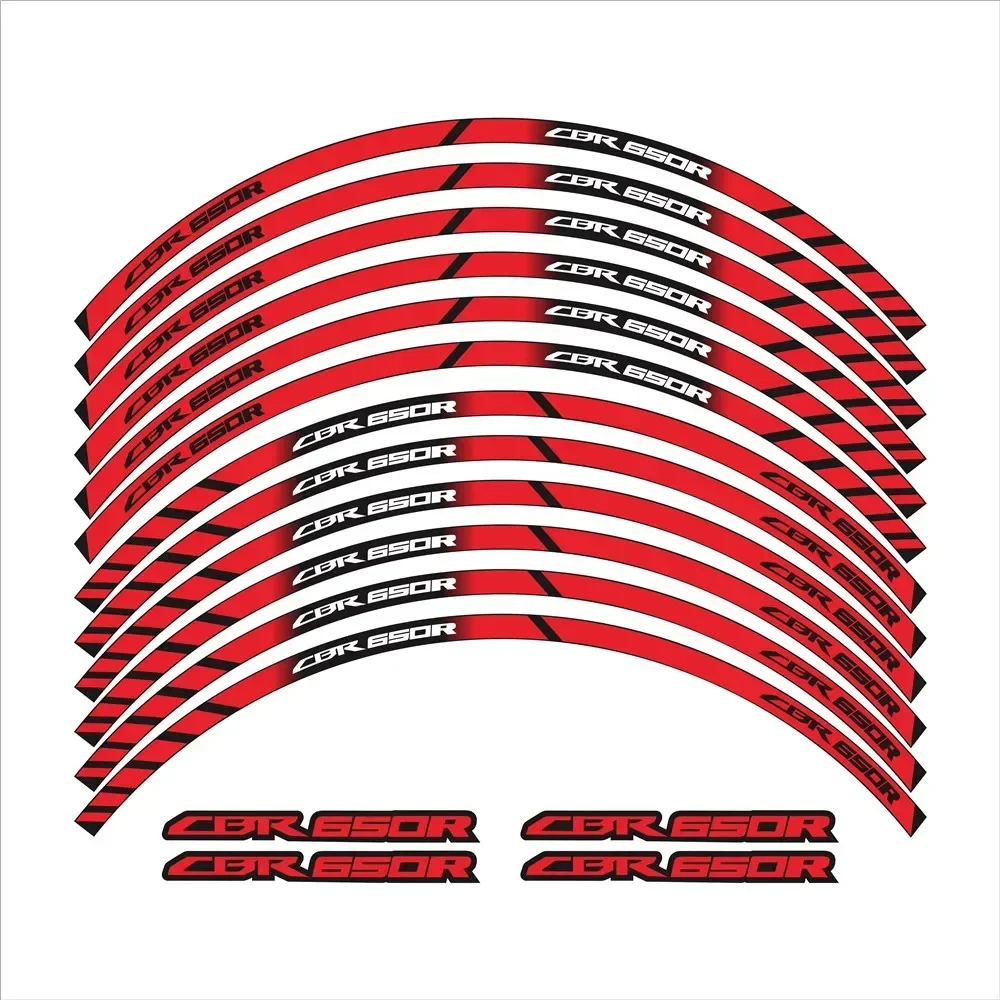 For Honda CBR650R CBR 650R Motorbike Parts Contour Wheel Decoration Decal Sticker - 5