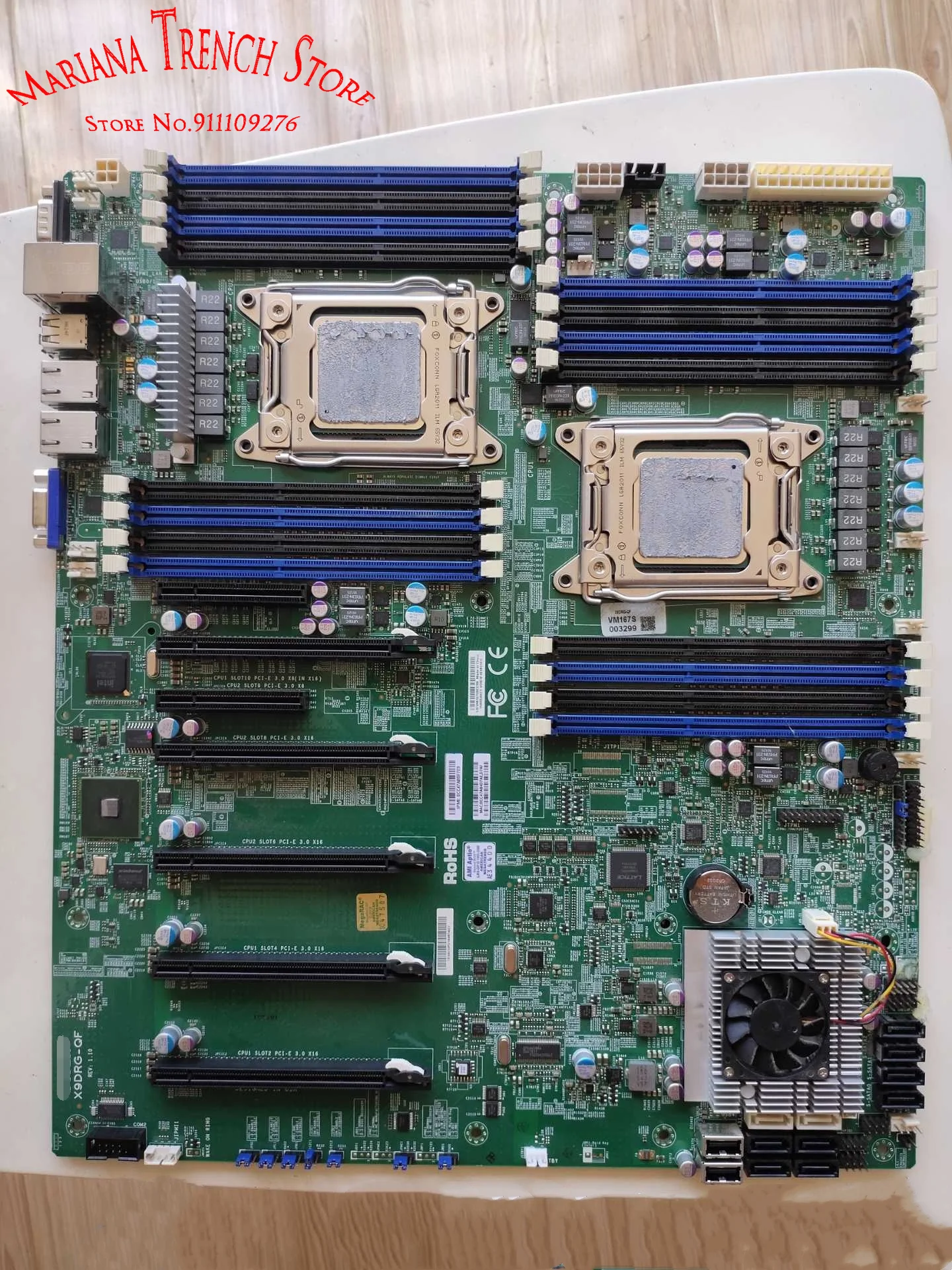 

X9DRG-QF для материнской платы Supermicro LGA2011 Xeon E5-2600 V1/V2 Family ECC DDR3 4 PCI-E 3,0 x16 (двухширокий)