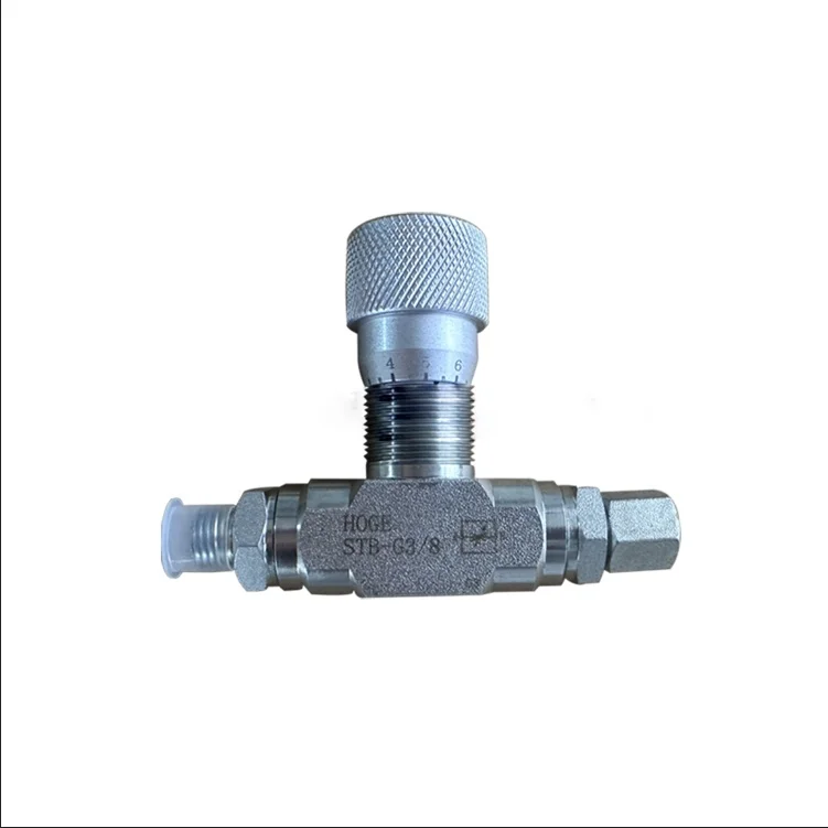

STB-G3/8 Hydraulic Valve: Silver-Plated Corrosion-Resistant Bidirectional Flow Control Valve with L08 Connector for Industrial