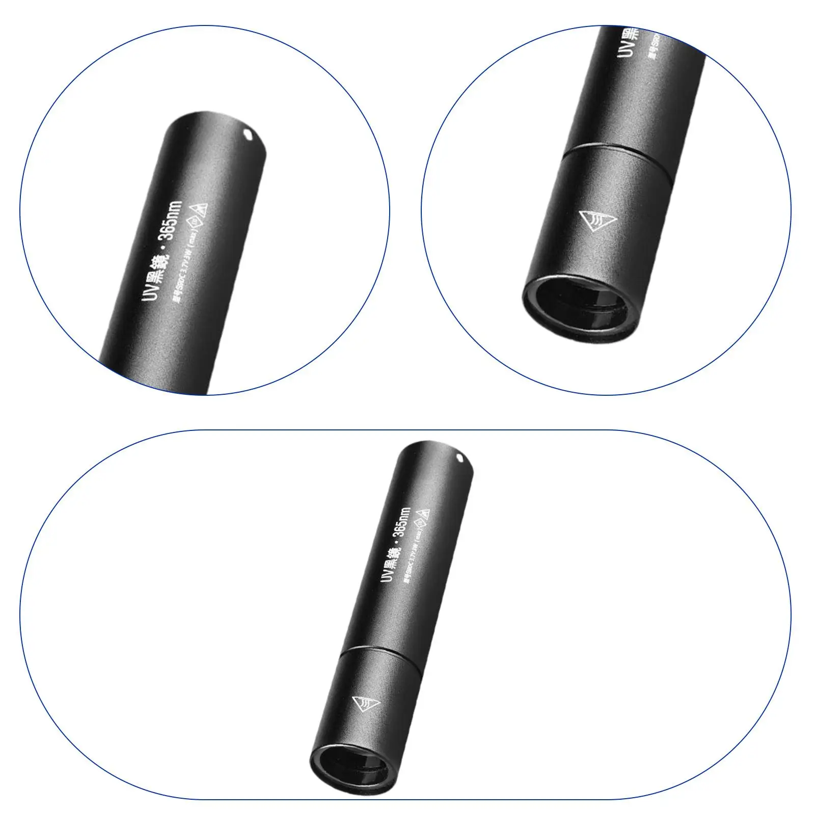Lanterna 365nm multiuso leve profissional portátil 20w detector recarregável, luz negra portátil para detecção