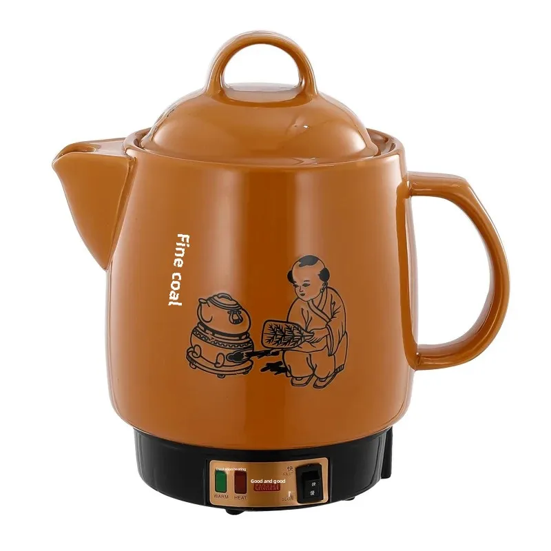 Shanyoujia السيراميك قطعة واحدة وعاء الصحة الكهروكيميائية التلقائي الغليان الطب وعاء معزول التدفئة الكهربائية الصيدلة وعاء #4