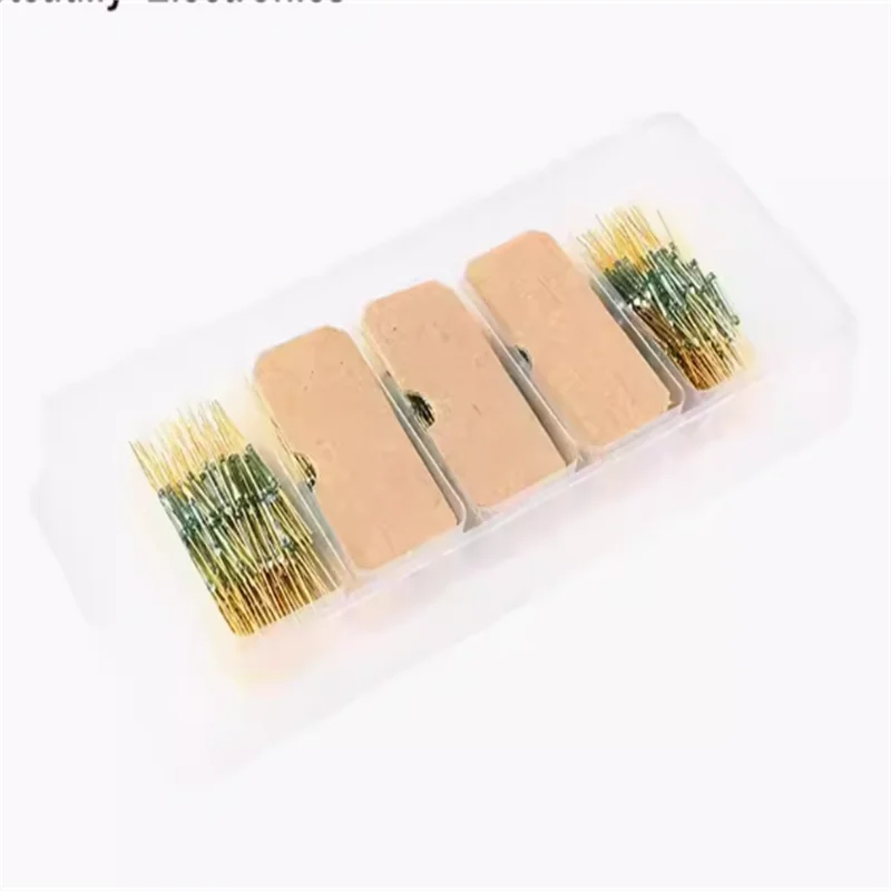 10pcs MKA14103 glass 2*14MM reed switch magnetic switch with gold plated feet normally open.