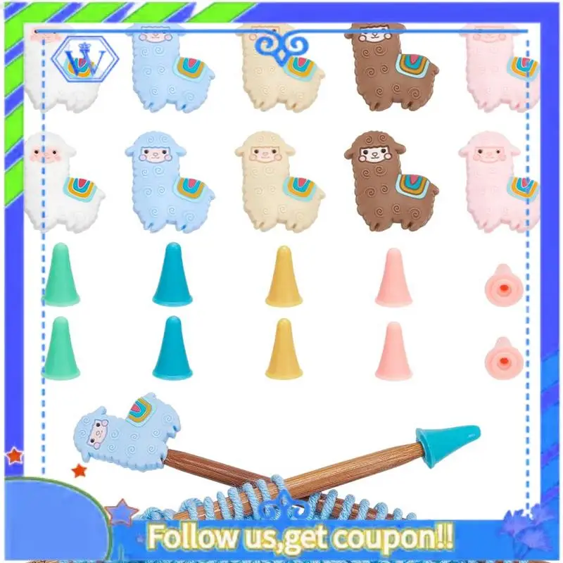 سهلة الاستخدام 10 قطع من سدادات إبرة الحياكة على شكل الألبكة، 30 قطعة من واقيات نقطة إبرة الحياكة وسدادات غرزة من السيليكون