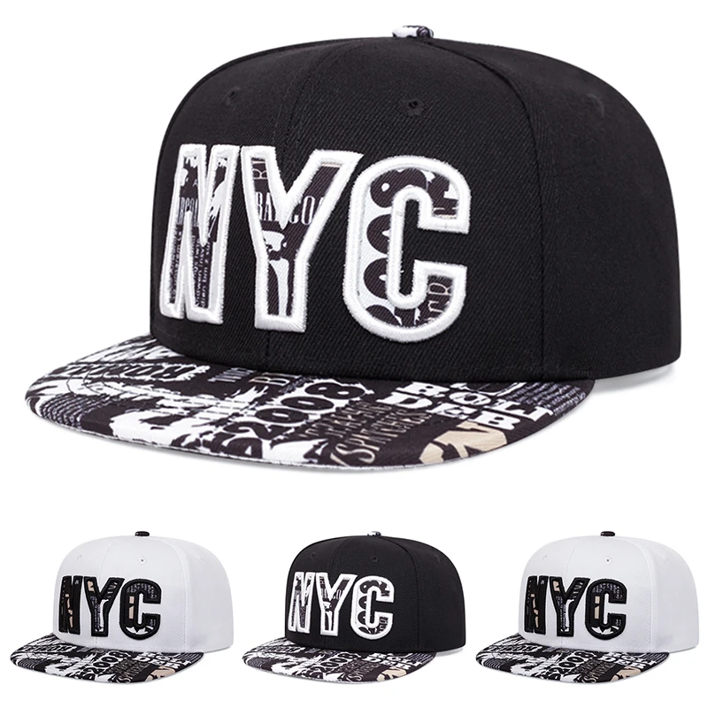 2026 Fashion New Baseball Hat NYC Graffiti Embroidered HipHop Hat Outdoor Daily Decoration Hat Sunshade Hat Unisex Flat Edge Hat