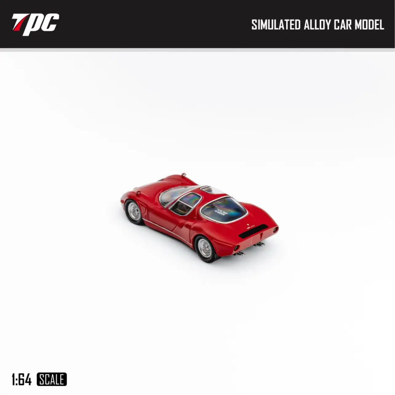 **Preorder**TPC 1:64 Romeo Tipo 33 Stradale Red Diecast Model Car