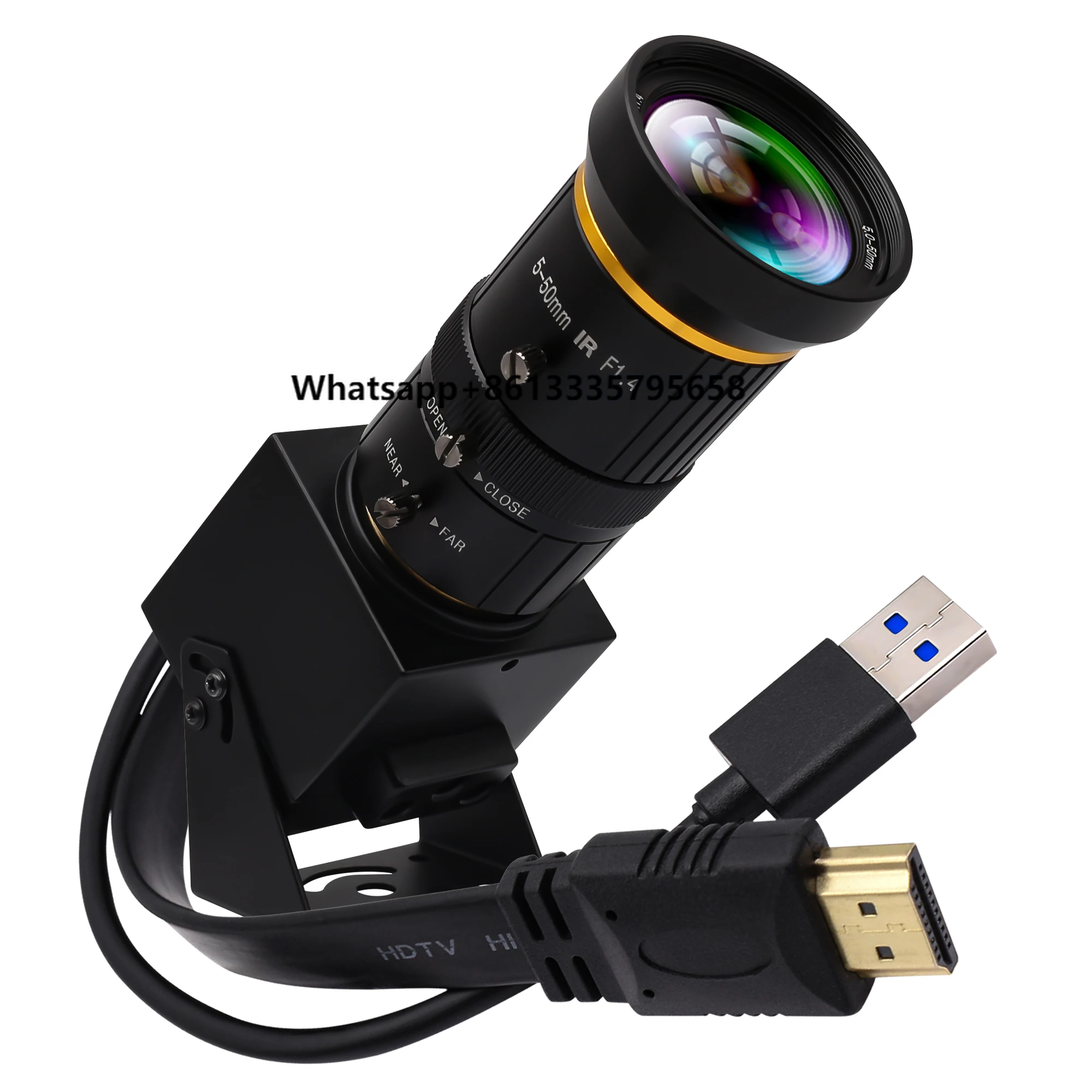 

ELP 4K H.264 MJPEG 60FPS 10X Zoom USB 3.0 H-D-M-I Output Simultaneous Video for Live Streaming Online Teaching