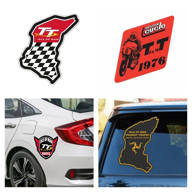 

Car Stickers Isle of Man TT Race Logo Personality Waterproof Decal Windows Motorcycle Car Accessories Vinyl Decal Car Sticker