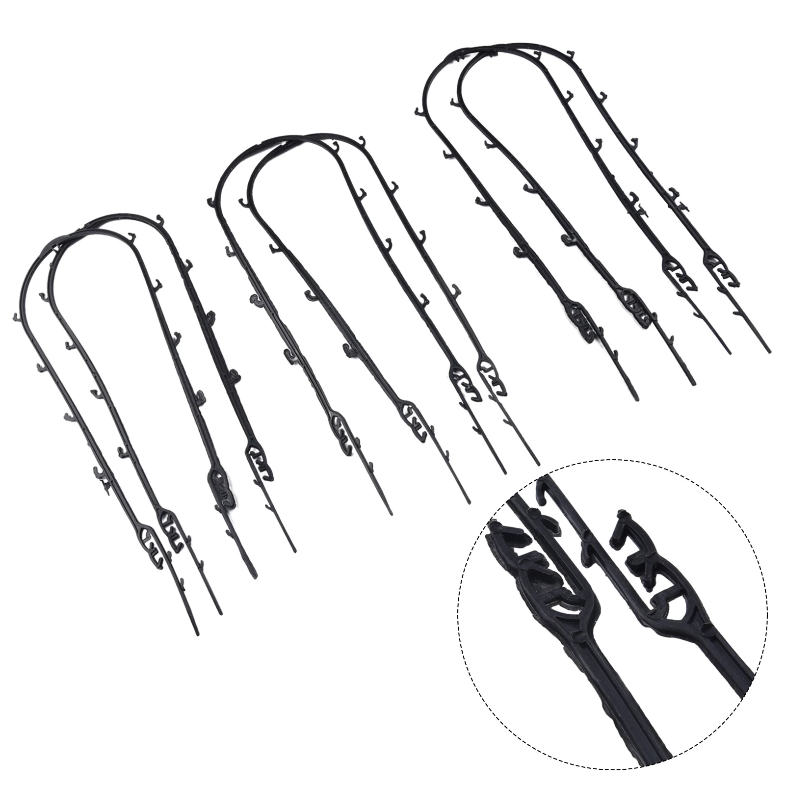 Plant Climbing Frame for Garden, treliça, tomates de plástico, simples e prático, 6pcs